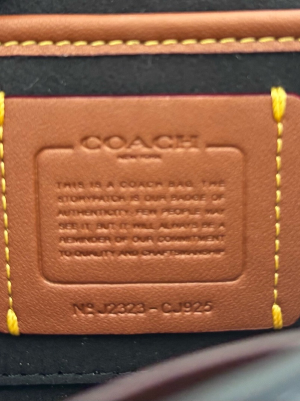 Coach Tabby Chain All-Black Leather Crossbody Bag - Picture 12 of 12